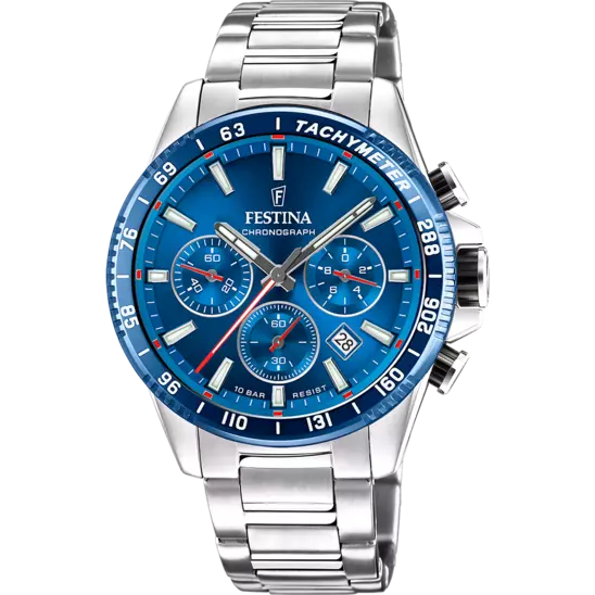 Orologio Uomo Chronograph Azzurro F20560/3