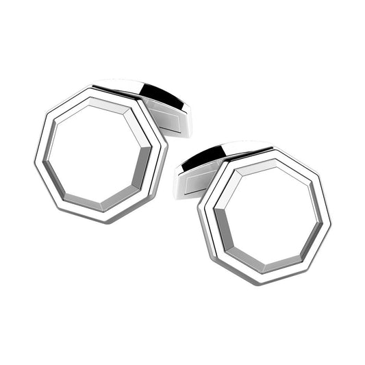 Gemelos octogonales para hombre EXG063