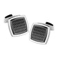 Gemelli Uomo Quadrati in Argento EXG049
