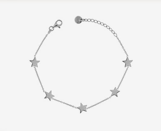 Pulsera I Sogni Son Desideri Estrellas Rodiada BR-CAT 5STE RH