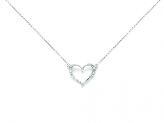 Collar Corazón con Diamantes Naturales CLD4257X