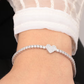 Pulsera Treasures en Corazón de Plata SAIW85
