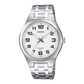 Reloj Digital Hombre Acero y Blanco MTP-1310PD-7BVEF