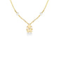 Collana Le Perle Bimba in Oro Perle 3.5mm con Diamante LBB831
