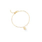 Pulsera Le Perle Bimba de Oro amarillo con Perlas y Diamante LBB833