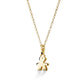 Collar Niño Oro Amarillo y Diamantes LBB253