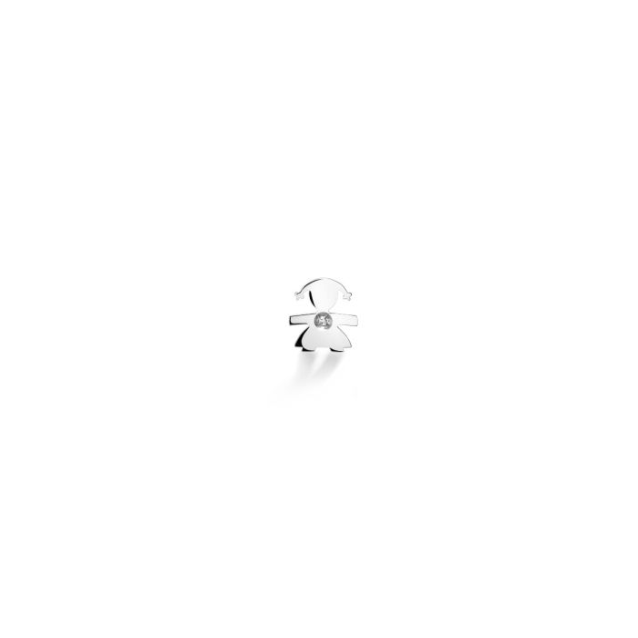 Orecchino Mono Le Briciole Bimba con Diamante LBB310