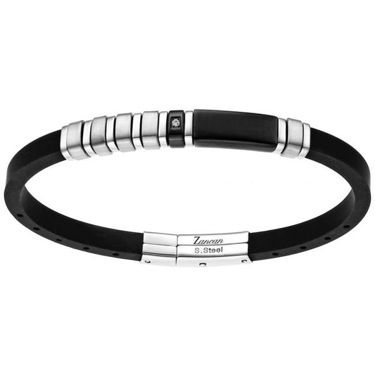 Pulsera de Hombre en Silicona Negra UHB028