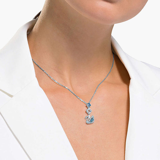 Collana Dazzling Swan Cigno Blu 5530625