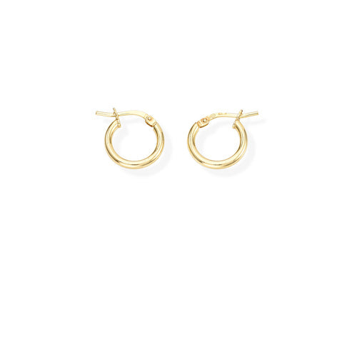 Pendientes Círculo Dorado 1 cm ORCE2G1 