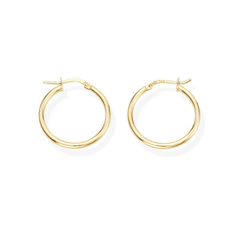 Pendientes Círculo Dorado 2 cm ORCE2G2 
