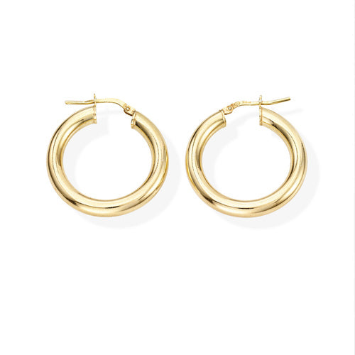 Pendientes Círculo Dorado 2 cm ORCE4G2 