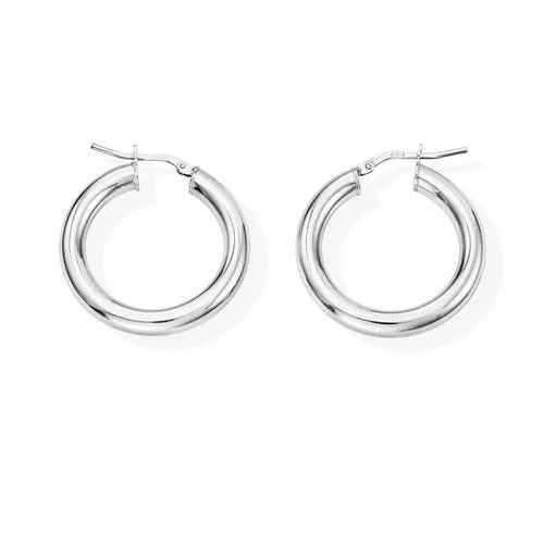 Pendientes Círculo 2 cm Rodio ORCE4B2 