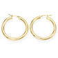 Pendientes Circulo Dorado 3cm ORCE4G3