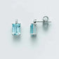 Orecchini con Topazio Azzurro e Diamanti ERD2408X