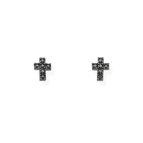 Pendientes Cruz Negra ORCRZN