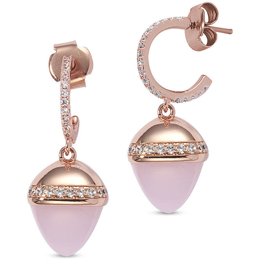 Orecchini Caleida Rosati Con Zircone E Cristallo KOR012RR