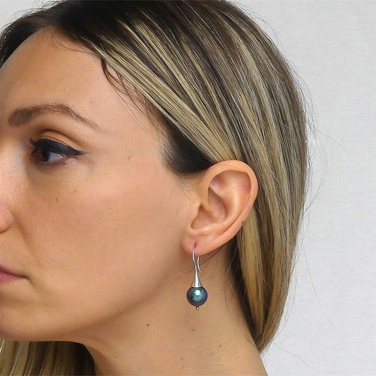 Pendientes Monachella con Perla de Tahití OR792
