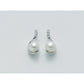 Orecchini Perle 7mm con Diamante Naturale PER1604