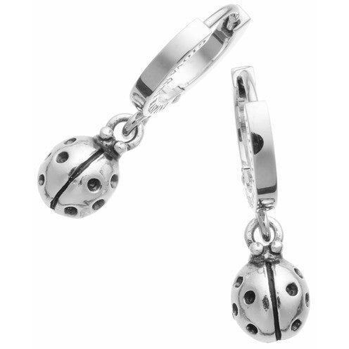 Pendientes Huggie Mariquita 10704