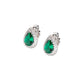 Pendientes Gota de Amor en Plata con Circonitas EGOBVBZ