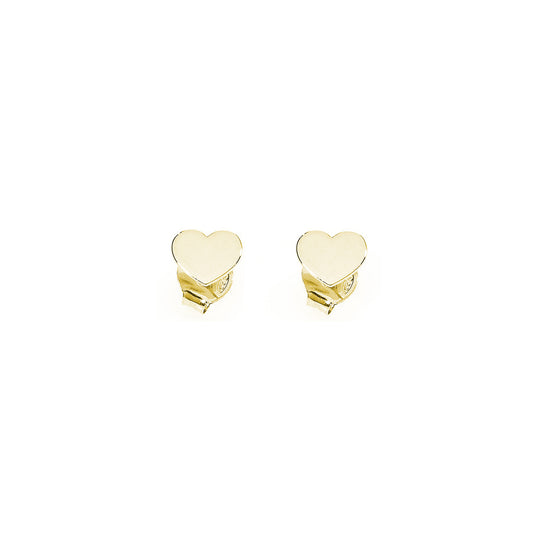 ORHG Pendientes de lóbulo de corazón amarillo 