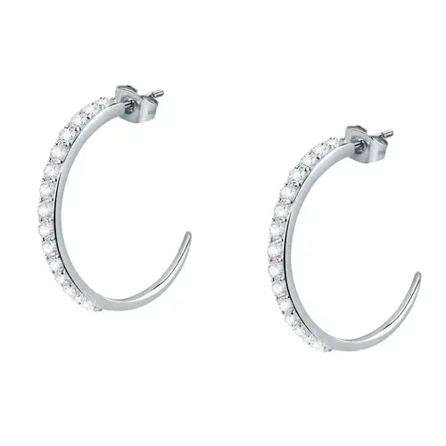 Pendientes Poéticos Grandes Plata SAUZ33
