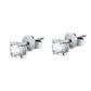 Pendientes Tesori de Plata con Piedra Blanca SAIW99