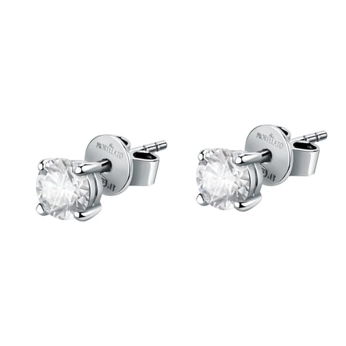 Pendientes Tesori de Plata con Piedra Blanca SAIW99