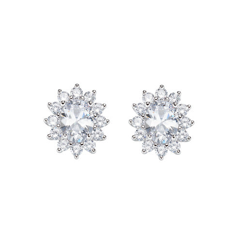 Pendientes Dama Real Blanca ORLDMBBB
