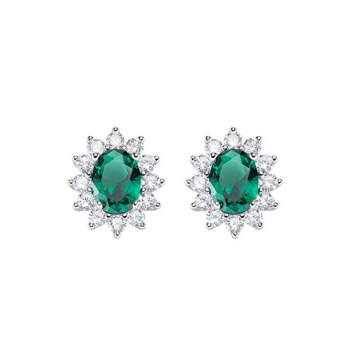 Pendientes Royal Lady Verde ORLDMBBVE