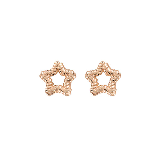 Pendientes Estrella Godroned Rosa ORGOSTR 