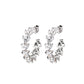 Pendientes Tennis Corazones Circón Blanco ORTNCUBB3