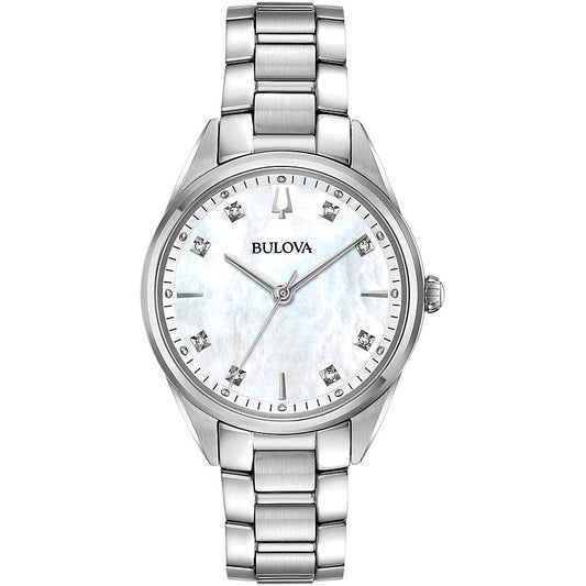 Orologio Donna Diamonds Acciaio e Bianco 96P199