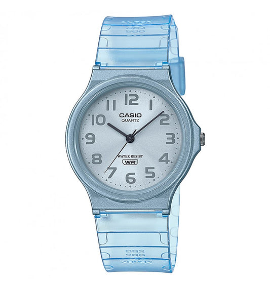 Reloj Azul Claro Transparente MQ-24S-2BEF