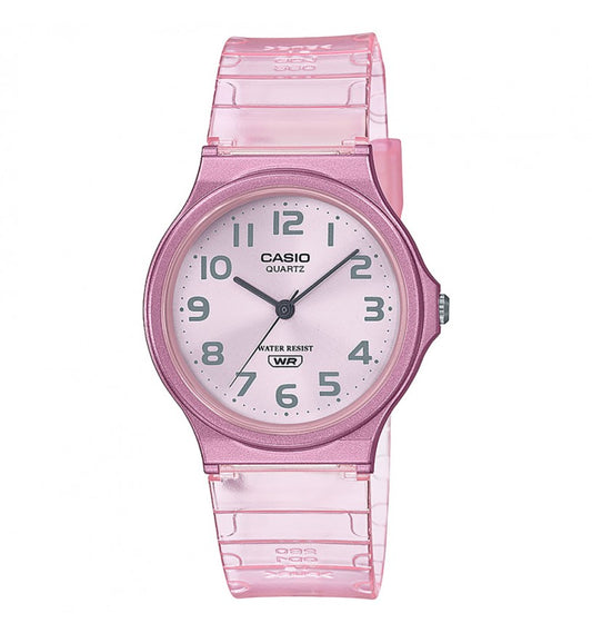 Reloj Rosa Transparente MQ-24S-4BEF