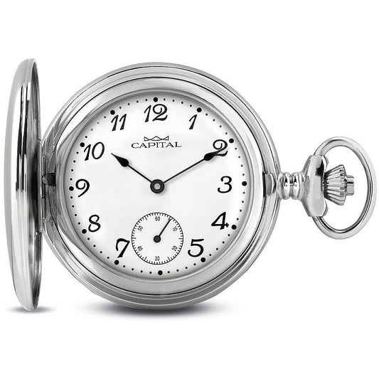 Reloj de bolsillo para hombre Prestige Movimiento de cuerda manual TC105-1II 