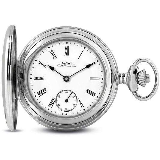 Reloj de bolsillo para hombre Prestige Movimiento de cuerda manual TC105-2II 