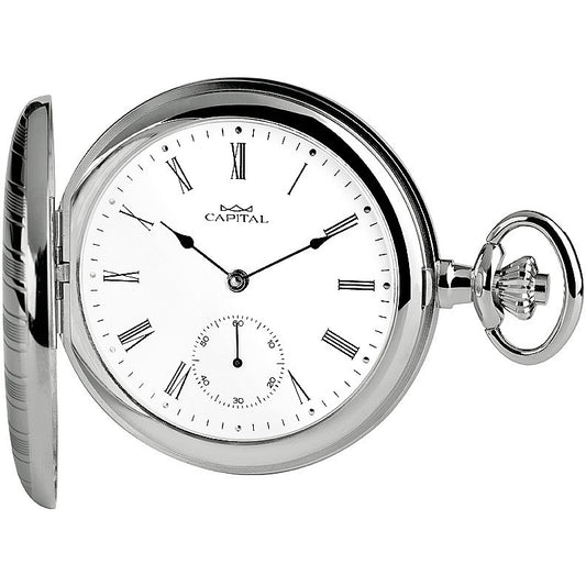 Reloj de bolsillo para hombre Prestige Movimiento de cuerda manual TC142-A1 