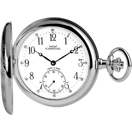 Reloj de bolsillo para hombre Prestige Movimiento de cuerda manual TC142-A2 