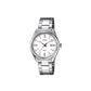 Reloj de Mujer en Acero y Blanco LTP-1302D-7A1VDF 