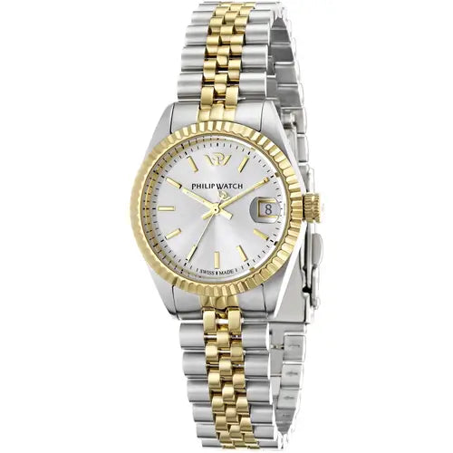 Reloj Mujer Caribe Acero y Oro R8253107519