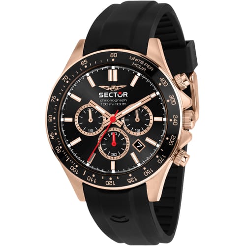 Orologio Uomo 230 Nero e Rosato R3271661029