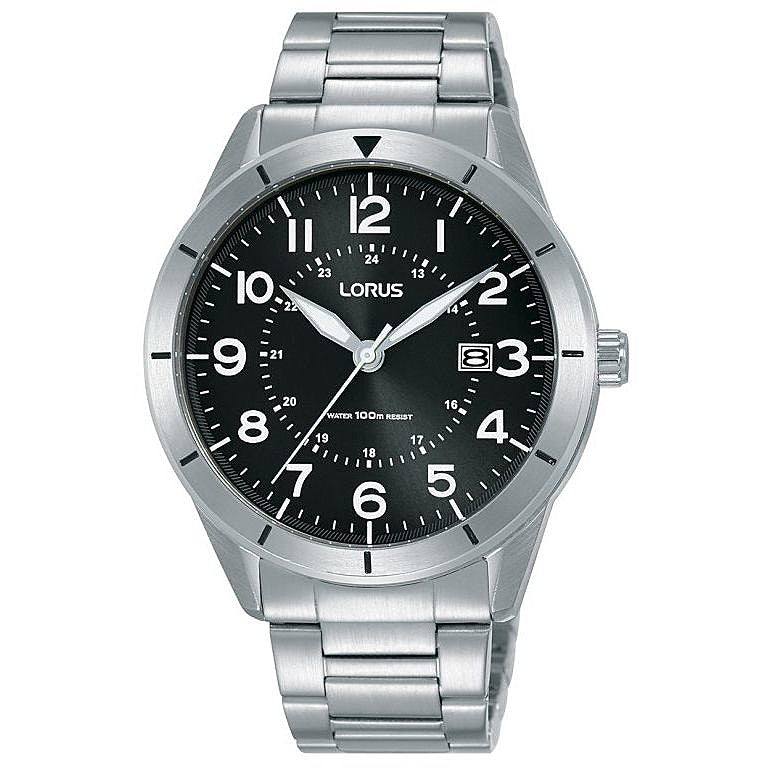Reloj Hombre Only Time Sports Acero y Negro RH931LX9