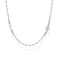 Gargantilla Rosario Hombre Plata Diamante CROBD3