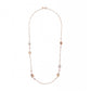 Collana Chanel con Perle Ming e Quarzo Rosa WSBZ02056.RPRL